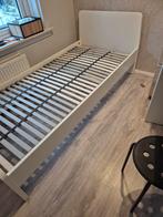 Wit eenpersoonsbed ikea askvoll, Huis en Inrichting, Slaapkamer | Bedden, Gebruikt, 90 cm, Eenpersoons, Wit
