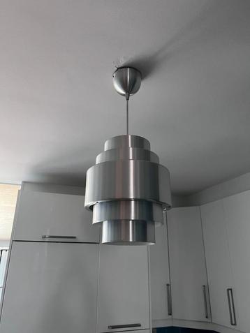 Vintage/ Retro lamp zilver jaren 70 beschikbaar voor biedingen