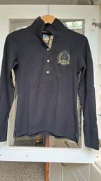 SCAPA zwarte longsleeve polo+ goed/zilver print+ strass S, Scapa, Zwart, Nieuw, Ophalen of Verzenden