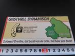 sticker gastvrij dynamisch mooi zuidwolde VVV zuidwest drent, Ophalen, Zo goed als nieuw
