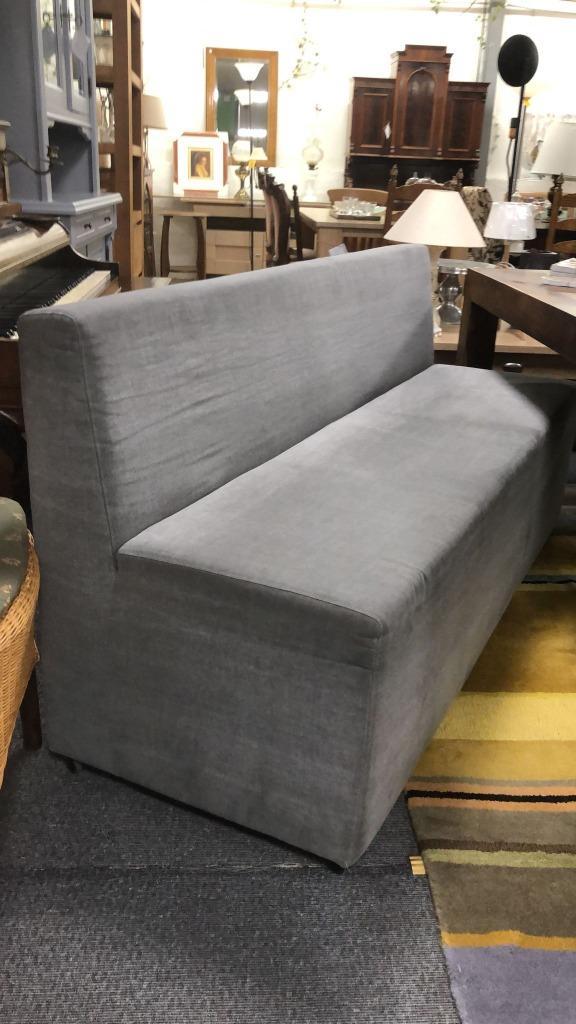 Stoffen eetkamerbank met wieltjes, Huis en Inrichting, Complete eetkamers, Gebruikt, 4 tot 6 stoelen, Ophalen