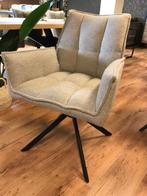 Luxe Eetkamerstoel Dynasty met arm – Draaibaar – NU €159,50, Overige kleuren, Nieuw, Ophalen of Verzenden, Metaal
