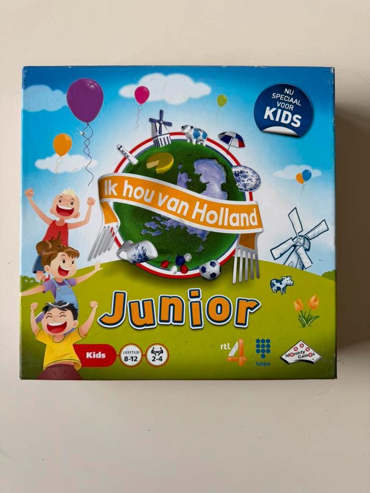 Ik hou van Holland - Junior, Hobby en Vrije tijd, Gezelschapsspellen | Bordspellen, Zo goed als nieuw, Ophalen of Verzenden