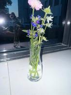 IKEA glazen vaas – slank model (IKEA glass vase – slim model, Ophalen of Verzenden, Zo goed als nieuw, Glas, Minder dan 50 cm