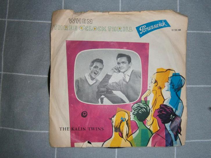 The Kalin Twins – When / Three O'Clock Thrill. 1958., Cd's en Dvd's, Vinyl Singles, Gebruikt, Single, Pop, 7 inch, Ophalen