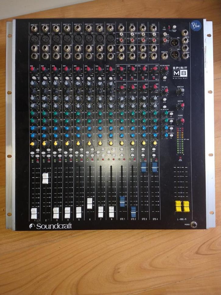 Soundcraft m8, Muziek en Instrumenten, Mengpanelen, Gebruikt, 10 tot 20 kanalen, Ophalen