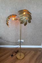 Vintage gouden palmboom vloerlamp, Ophalen, Gebruikt, Metaal, 150 tot 200 cm