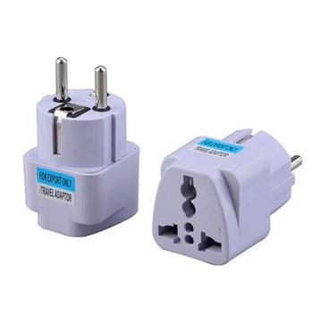 Universele reisadapter naar EU-stekker – 10A 250V beschikbaar voor biedingen