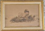 Sepia van Dirk van Lokhorst incl mooie lijst, Ophalen of Verzenden