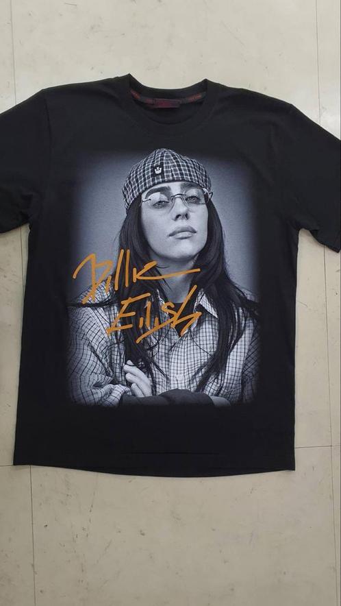 Billie eilish t-shirt maat large, Kleding | Heren, T-shirts, Zo goed als nieuw, Maat 52/54 (L), Zwart, Ophalen of Verzenden