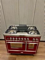 Luxe Boretti Majestic Fornuis 5 pits dubbele oven 100 cm, Fornello Esperta, Ophalen of Verzenden, Zo goed als nieuw, Energieklasse A of zuiniger