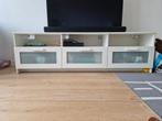 Ikea TV bench, white, 180x41x53 cm, Minder dan 100 cm, 25 tot 50 cm, Ophalen of Verzenden, Zo goed als nieuw