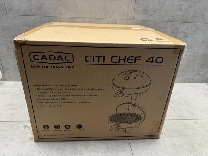 Cadac Citi Chef 40 gas BBQ - NIEUW - C1369, Caravans en Kamperen, Kampeeraccessoires, Nieuw, Ophalen of Verzenden