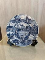 Delfst blauw bord nr 6 van  “de schoonheid van Kennemerland”, Ophalen