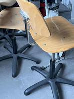 Partij oude schoolstoeltjes, Ophalen of Verzenden, Zo goed als nieuw, Zwart