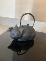 Japanse Theepot gietijzer (zeldzaam)., Huis en Inrichting, Keuken | Potten en Pannen, Overige typen, Ophalen of Verzenden, Zo goed als nieuw