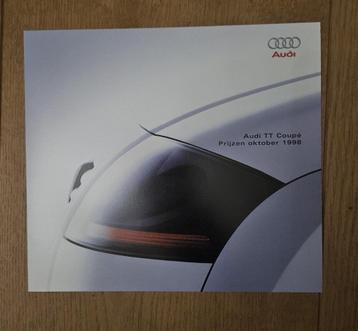 Audi TT Coupé 8N prijslijst 1998