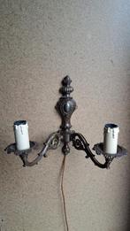 Bronze wandlamp, Huis en Inrichting, Lampen | Wandlampen, Ophalen, Gebruikt
