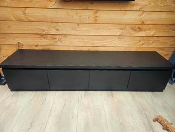 tv meubel zwart B220xH45xD50cm