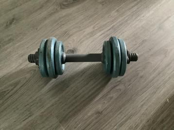 Dumbbells verstelbaar, 1 vaste gratis erbij beschikbaar voor biedingen
