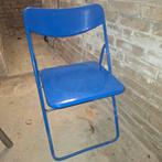 6 blauwe IKEA stoelen weg voor weing, Caravans en Kamperen, Ophalen, Gebruikt, Campingstoel