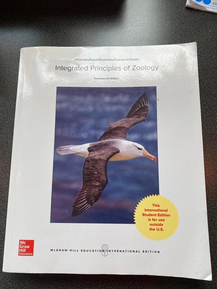 Integrated Zoology - Zo Goed Als Nieuw!, Boeken, Studieboeken en Cursussen, Zo goed als nieuw, HBO, Beta, Ophalen of Verzenden