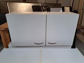 bovenkast keuken, opbergkast, keuken kast, wit houtlook. beschikbaar voor biedingen