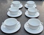 6-delige set soepkommen met schotels, Huis en Inrichting, Keuken | Servies, Ophalen, Overige materialen, Zo goed als nieuw, Kom(men)