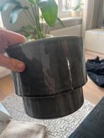 Vaas / bloempot grijs H&M Home, Ophalen of Verzenden, Zo goed als nieuw, Vuurkorf