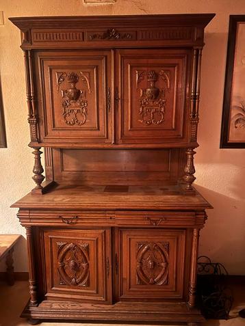 Antieke Eikenhouten Kast antiek kast beschikbaar voor biedingen