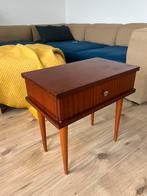 Mid century houten Deens design vintage kastje, Huis en Inrichting, Slaapkamer | Nachtkastjes, Ophalen, Gebruikt, Hout