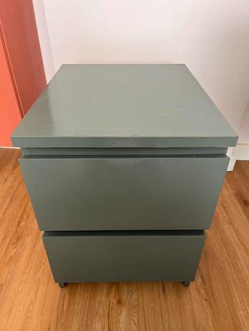 Ikea Malm ladekastje groen