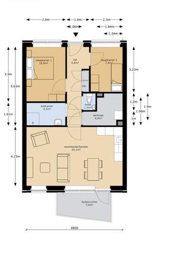 NIEUW! Woonruimte te huur Magelhaenstraat, Amersfoort beschikbaar voor biedingen