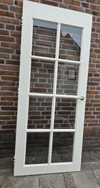 Binnendeur met glas, Doe-het-zelf en Verbouw, Ophalen, Gebruikt, 80 tot 100 cm, Binnendeur