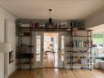 Boekenkast staal en eikenhout, Ophalen, Met plank(en), Gebruikt, 200 cm of meer