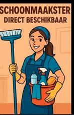 Schoonmaker aangeboden