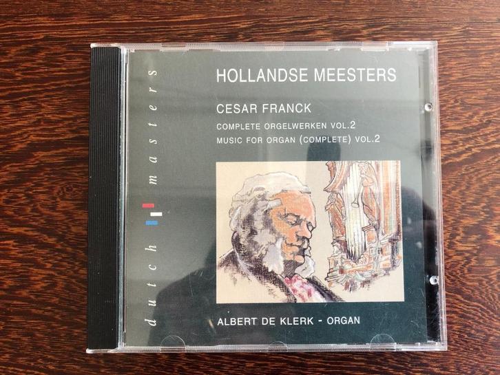 Cesar Franck Complete orgelwerken VOL. 2 Albert de Klerk, Cd's en Dvd's, Cd's | Klassiek, Zo goed als nieuw, Overige typen, Classicisme