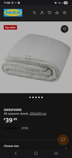 Ikea Småsporre dekbed 200x200 - Nieuw!, Ophalen, Wit, Deken of Dekbed, Nieuw