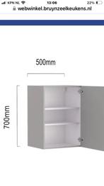 2 stuks Bruynzeel boven keukenkast 50x70, 50 tot 100 cm, Minder dan 100 cm, 25 tot 50 cm, Wit