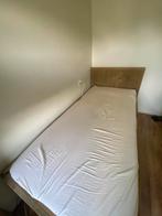 1 persoons bed uitschuifbaar 2 lades, Huis en Inrichting, Slaapkamer | Bedden, Ophalen, 90 cm, Eenpersoons, Bruin