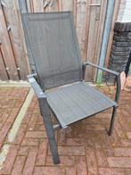 Verstelbare tuinstoelen 8 stuks, Tuin en Terras, Ophalen, Gebruikt, Aluminium, Stapelbaar