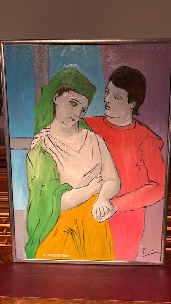 Geert Jan Jansen – olie op doek – mét galeriedocumentatie, Antiek en Kunst, Kunst | Schilderijen | Klassiek, Ophalen of Verzenden