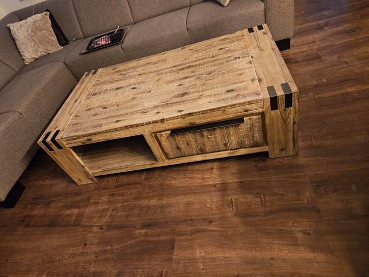 Salontafel Bassano Light Grey, Huis en Inrichting, Tafels | Salontafels, Zo goed als nieuw, Minder dan 50 cm, 100 tot 150 cm, 100 tot 150 cm