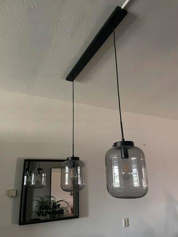 Hanglamp smoke glas