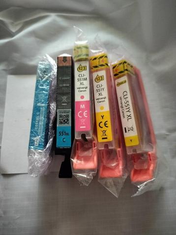 inktcartridge  5 stuks  beschikbaar voor biedingen