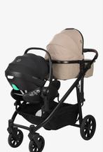 Topmark Duowagen beige + reiswieg en 2 zitjes, Kinderen en Baby's, Kinderwagens en Combinaties, Overige merken, Duowagen, Ophalen of Verzenden