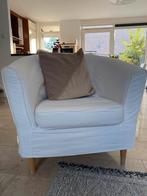 Ikea witte fauteuil, Huis en Inrichting, Fauteuils, Ophalen, Gebruikt, 75 tot 100 cm, Stof