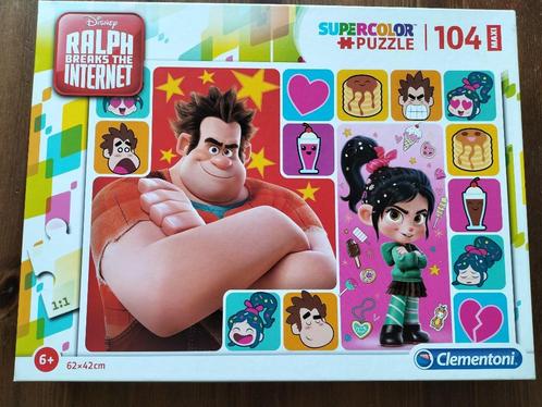 Clementoni puzzel - Ralph Breaks the Internet (104 maxi st), Kinderen en Baby's, Speelgoed | Kinderpuzzels, Zo goed als nieuw