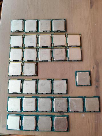 Partij Intel CPU’s – i3 / Core 2 Quad – 31 stuks beschikbaar voor biedingen