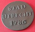 duit Utrecht 1786 prachtige duit, Ophalen of Verzenden, Vóór koninkrijk, Overige waardes, Losse munt